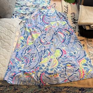 Lilly Pulitzer Margot Dress Blue Peri Pinch Pinch